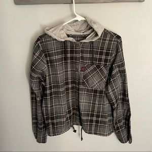 Cozy plaid jacket
